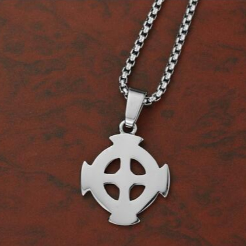Personlige smykker Koreanske modemænd's Stainless Steel Cross Pendant tag Retro Mønst Cross Pendant